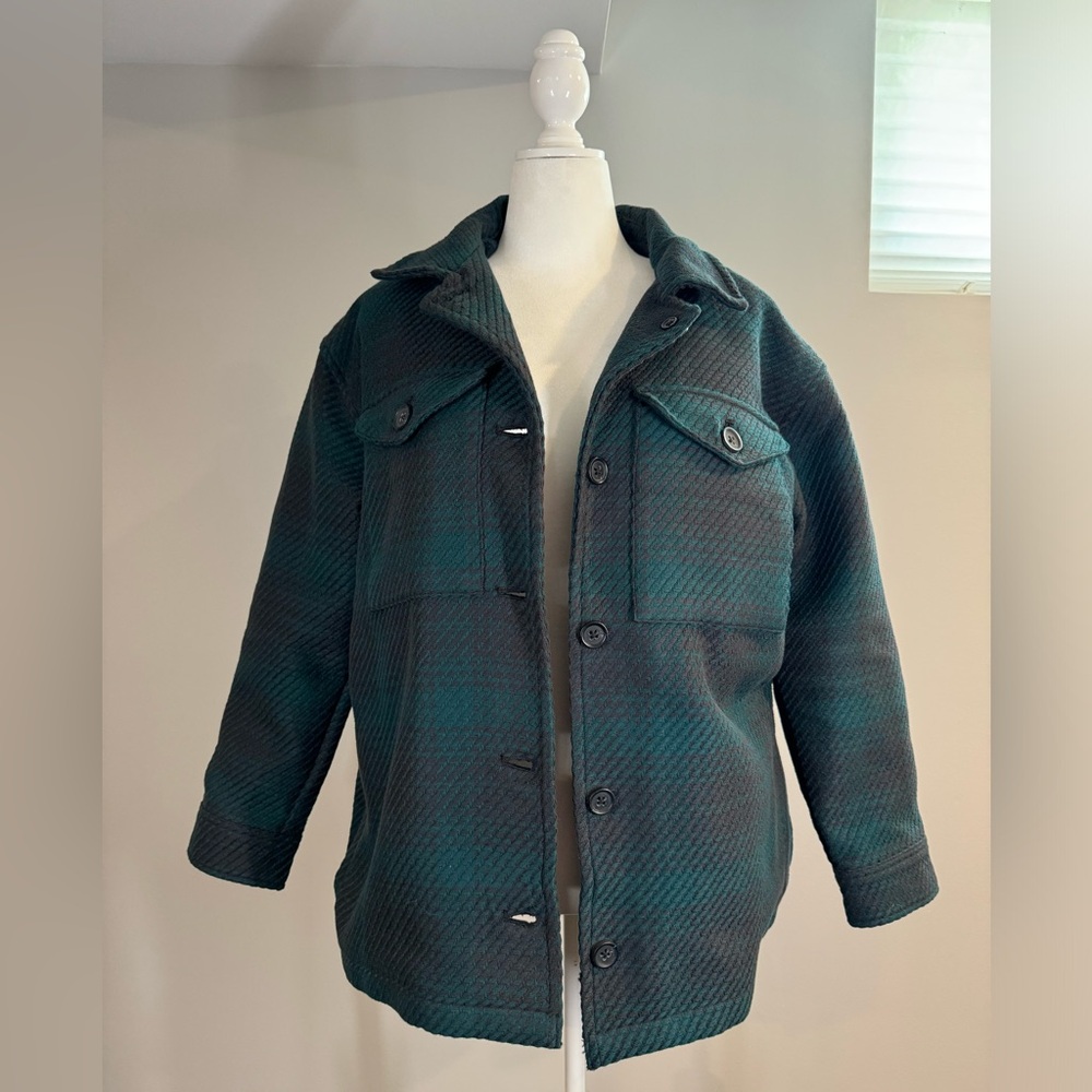 ❤️ Outerknown Plaid Utility Jacket